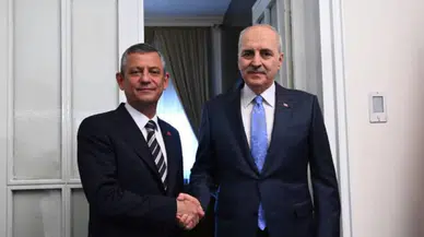 TBMM Başkanı Kurtulmuş, CHP lideri Özgür Özel ile görüştü