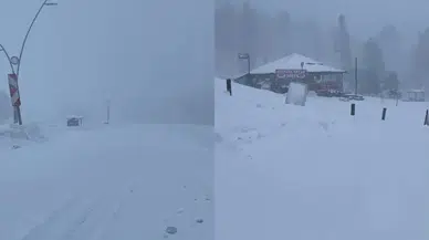 Uludağ'da kar kalınlığı 163 santimetre oldu