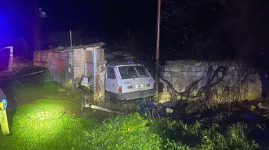İzmir Ödemiş’te otomobil bahçe duvarına çarptı : 1 ölü