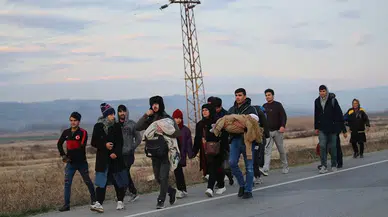 Trakya Bölgesi'nde 12 düzensiz göçmen yakalandı