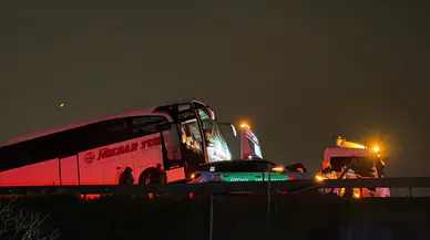 TEM otoyolu Sakarya geçişinde zincirleme kaza!