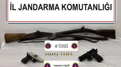 Burdur'da çok sayıda ruhsatsız silah ve mühimmat ele geçirildi