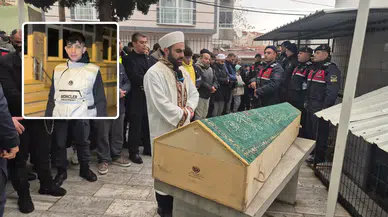 Tekirdağ'da akranı tarafından öldürülen 16 yaşındaki Erkan son yolculuğuna uğurlandı