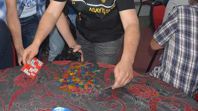 Samsun'da kumar masasının faturası ağır oldu : 4 şahsa 46 bin lira ceza kesildi