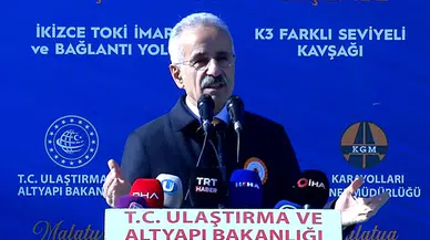 Bakan Uraloğlu Malatya’daki açılış töreninde açıklamalarda bulundu