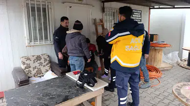 Adıyaman’da matkapla elini delen işçi yaralandı