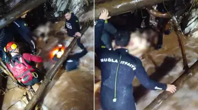 Muğla Marmaris'te araç sele kapıldı : Otomobil sürücüsü hayatını kaybetti