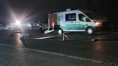 Bursa'da karanlık nedeniyle üzerinden araçların geçtiği şahıs hayatını kaybetti