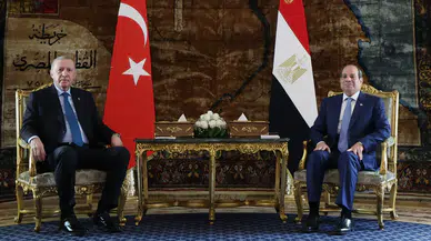 Cumhurbaşkanı Erdoğan, Mısır Cumhurbaşkanı Sisi ile görüştü