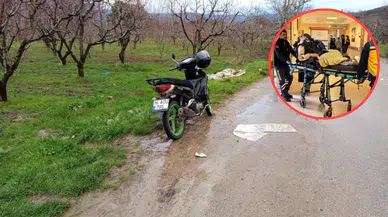 Bursa'da motosiklet çukura düştü : 1'i ağır 2 yaralı