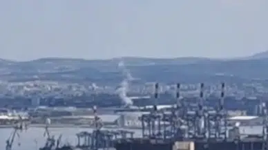 İran’dan İsrail’e atılan füze Hayfa Limanı’na düştü