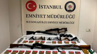 İstanbul Sultangazi'de kaçak silah operasyonu : 3 kişi gözaltına alındı