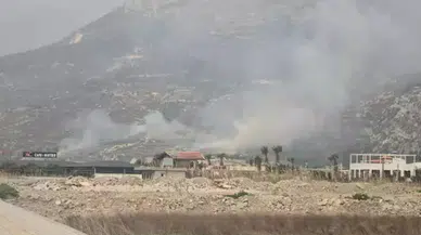 Hatay  Samandağ'da yangın : Turistik yerler geçici olarak ziyaretçilere kapatıldı