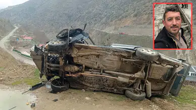 Gümüşhane'de otomobil uçuruma yuvarlandı : Sürücü hayatını kaybetti