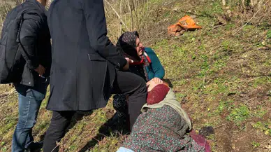 Trabzon'da cenazeye giden vatandaşlar hayat kurtardı