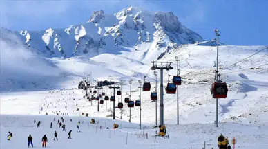 Erciyes Kayak Merkezi'ne ulaşım sağlayan yol kapatıldı