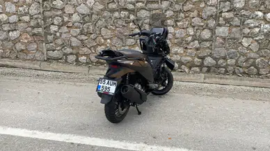 Sinop'ta kaza : Motosiklet sürücüsü yola savruldu