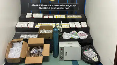 Adana'da polis evde 8 binden fazla ilaç ele geçirdi : 1 tutuklama