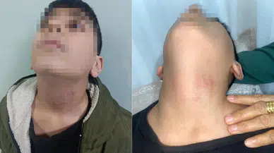 Kadın memur, 10 yaşındaki öğrencinin boğazını sıktı