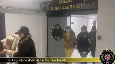 İzmir’de masaj salonlarına fuhuş operasyonu : 6 kişi tutuklandı