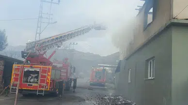 Hatay'da yangın : Ev kullanılamaz hale geldi