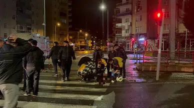 Kayseri'de cip ve motosiklet çarpıştı : 2 kişi yaralandı