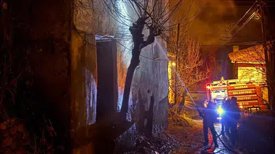 Bilecik'te köy evinde korkutan yangın!