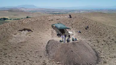 Elazığ'da kaçak kazı yapan şüpheliler yakalandı