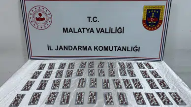 Malatya Battalgazi'de operasyon : 661 adet hap ele geçirildi