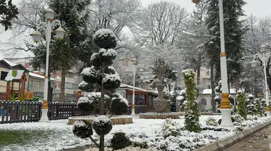 Tokat beyaz örtüyle kaplandı