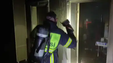 Adıyaman’da ev yangını : 1 kişi ağır yaralı