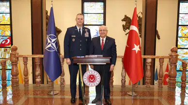 Bakan Güler, Avrupa Müttefik Kuvvetleri Yüksek Komutanı Grynkewich’i kabul etti