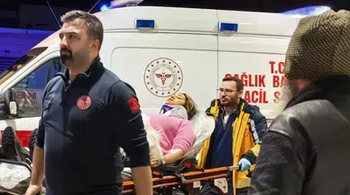 Bursa'da otomobil peyzaj duvarına çarptı : 2 kişi yaralandı