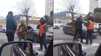 Ümraniye'de yol verme kavgasında otomobil sürücüsü silah çekti