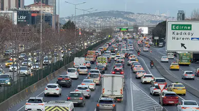 İstanbul'da trafik yoğunluğu yüzde 62 oldu
