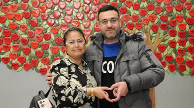 Antalya’da diyaliz hastası kadın eşinin böbreğiyle hayata tutundu