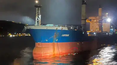 İstanbul Boğazı'nda Lady Sham kuru yük gemisi arıza yaptı