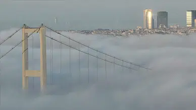 İstanbul'da sis etkisi : Görüş mesafesi düştü