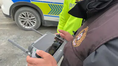 Arnavutköy'de dron destekli trafik denetimi : Sürücülere caydırıcı ceza