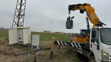 Şanlıurfa'da kaçak elektrik trafosuna el konuldu