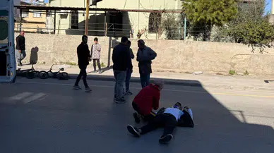 Tarsus’ta otomobil ile motosikletin çarpıştığı kazada 2 yaralı