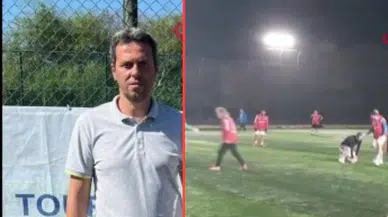 Bursa'da maçta kalp krizi geçirerek ölen eski futbolcunun son görüntüleri ortaya çıktı