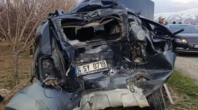 Malatya'da feci kaza : 1 ölü, yaralı