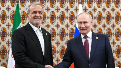 Putin, İran Cumhurbaşkanı Pezeşkiyan ile görüştü