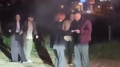 Samsun'da şaşırtan evlilik teklifi : Kendine meydan dayağı attırdı