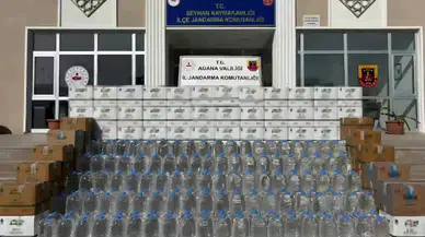 Adana’da 2 bin litre kaçak alkol operasyonu : 1 kişi tutuklandı