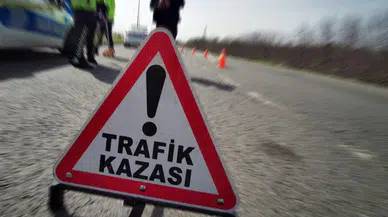 Afyonkarahisar'da araç takla atıp şarampole yuvarlandı