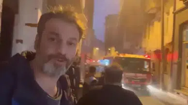 Beyoğlu’nda Korkutan Yangın : Ufuk Özkan'ın kardeşi Umut Özkan ölümden döndü