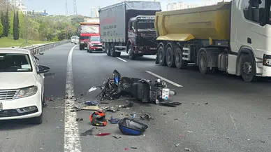 Bolu'da motosiklet sürücüsü ölümden döndü