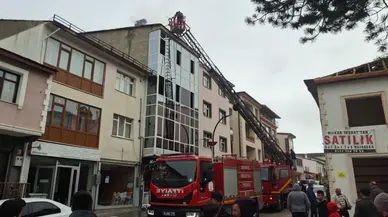 Erzincan Refahiye’de tarihi lokantada baca yangını